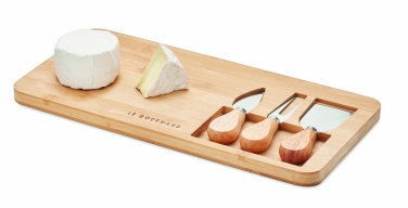 Logotrade firmakingituse foto: Bamboo Cheese lauakomplekt Leipzig